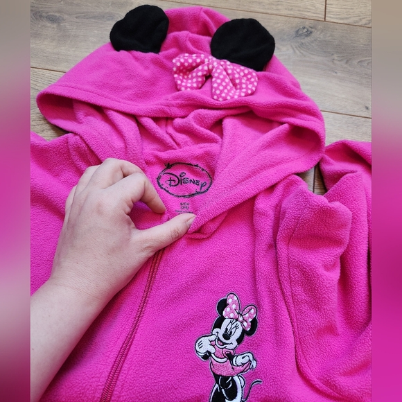 Women's Small Fleece Minnie Mouse onesie - Picture 2 of 2